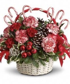 Candy Cane Christmas Arrangement