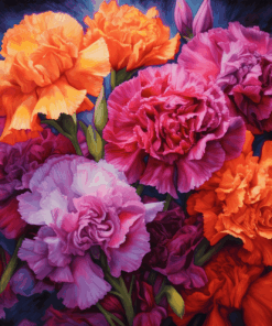 Assorted Colored Carnations