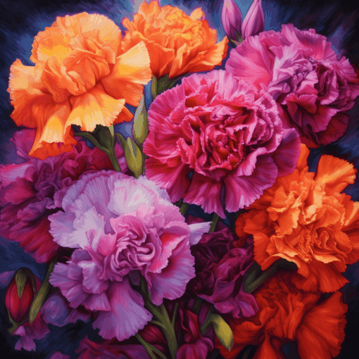 Assorted Colored Carnations