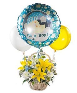 New Born Baby Boy Arrangement