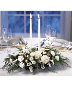 White Christmas Centerpiece